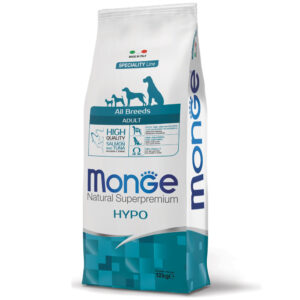MONGE ALL BREEDS ADULT HYPO SALMONE E TONNO 12 KG