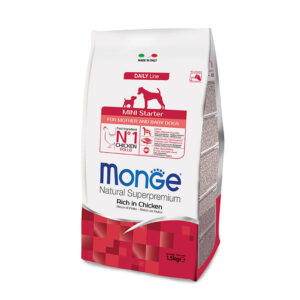 MONGE MINI STARTER RICCO DI POLLO 1.5 KG