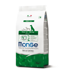 MONGE MAXI ADULT RICCO DI POLLO 3 KG