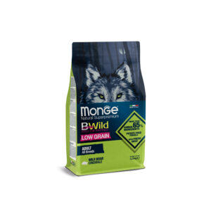 MONGE BWILD LOW GRAIN ALL BREEDS ADULT CINGHIALE 12 KG