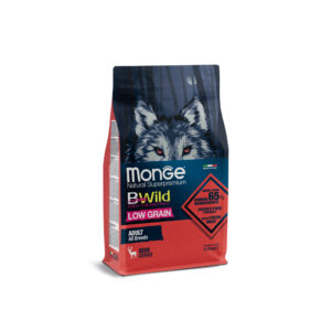 MONGE BWILD LOW GRAIN ALL BREEDS ADULT CERVO 12 KG