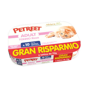 PETREET MULTIPACK TONNO CON PESCE DELL’OCEANO 6 X 70 GR