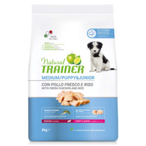 NATURAL TRAINER CANE PUPPY & JUNIOR MEDIUM POLLO 3 KG