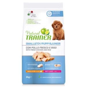 NATURAL TRAINER CANE PUPPY & JUNIOR SMALL & TOY POLLO 2 KG