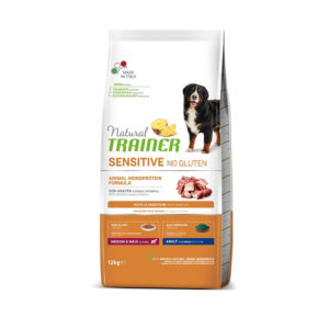 NATURAL TRAINER CANE SENSITIVE ADULT MEDIUM & MAXI NO GLUTEN ANATRA 12 KG