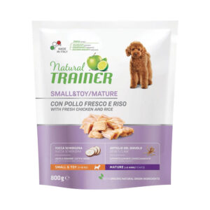 NATURAL TRAINER CANE MATURITY SMALL & TOY POLLO 800 GR