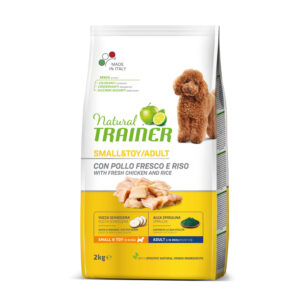 NATURAL TRAINER CANE ADULT SMALL & TOY POLLO 2 KG