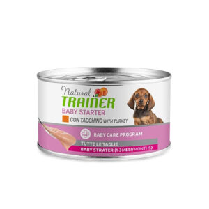 NATURAL TRAINER UMIDO CANE BABY STARTER TACCHINO 140 GR