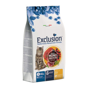 EXCLUSION MEDITERRANEO GATTO ADULT MONOPROTEICO MANZO 300 GR