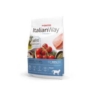 ITALIAN WAY GATTI ADULT STERILIZZATI SALMONE E ARINGHE 1.5 KG