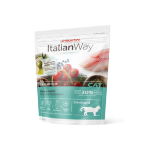 ITALIAN WAY GATTI ADULT STERILIZZATI IDEAL WEIGHT TROTA E MIRTILLI 300 GR