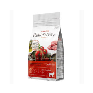 ITALIAN WAY GATTI ADULT STERILIZZATI SENSITIVE MAIALE E PISELLI 8 KG