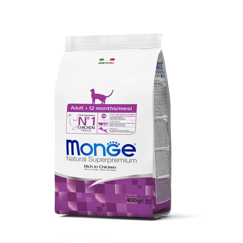 MONGE ADULT RICCO IN POLLO 400 GR