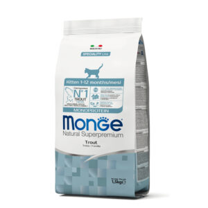 MONGE KITTEN MONOPROTEICO TROTA 1.5 KG