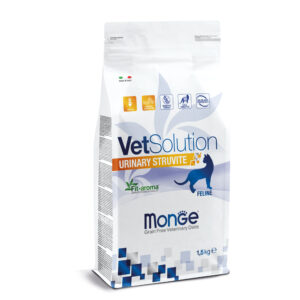 MONGE VETSOLUTION FELINE URINARY STRUVITE 1.5 KG