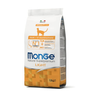 MONGE ADULT LIGHT TACCHINO 1.5 KG