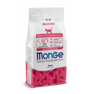 MONGE KITTEN MONOPROTEICO MANZO 1.5 KG