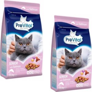 PREVITAL ALIMENTO SECCO CAT SENIOR CON SALMONE 1.4 KG