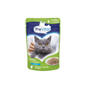 PREVITAL UMIDO GATTO STERILIZZATO CON POLLAME 100 GR