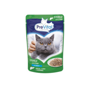 PREVITAL UMIDO GATTO STERILIZZATO FEGATO 100 GR