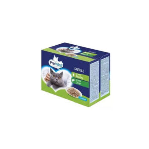 PREVITAL CAT MULTIPACK STERILE POLLO E FEGATO 12 PEZZI