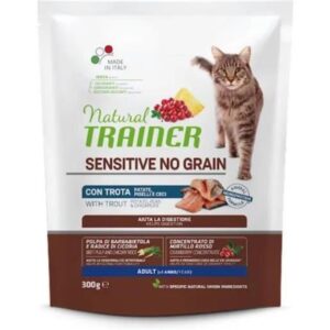 NATURAL TRAINER GATTO SENSITIVE ADULT NO GRAIN TROTA 300 GR