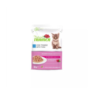 NATURAL TRAINER UMIDO GATTO KITTEN & YOUNG TONNO BUSTINA 85 GR
