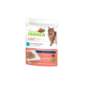 NATURAL TRAINER UMIDO GATTO IDEAL WEIGHT MERLUZZO BUSTINA 85 GR
