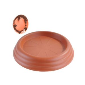 SOTTOVASO IN PLASTICA CON RUOTE 46 CM