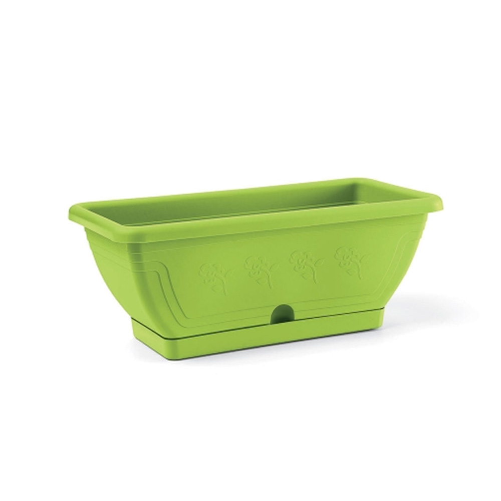 Vaso Cassetta Venezia Verde Anice 50 Cm