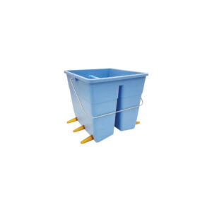 SECCHIO POPPATOIO PER OVINI + 6 TETTARELLE 11 LT