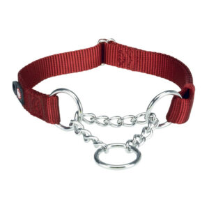 TRIXIE COLLARE SEMISTRANGOLO S-M BORDEAUX