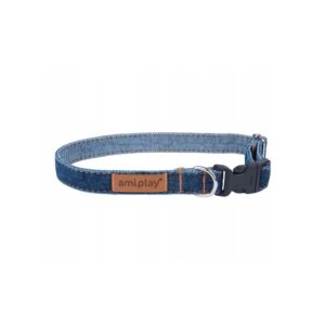 COLLARE REGOLABILE DENIM BLU NAVY S