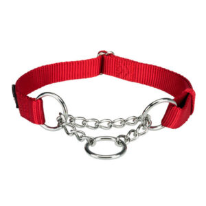 TRIXIE COLLARE SEMISTRANGOLO ROSSO L-XL