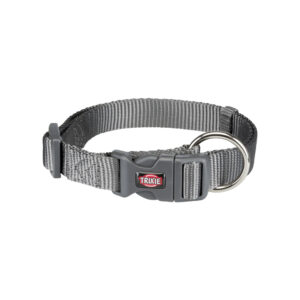 TRIXIE COLLARE PREMIUM TG M-L GRIGIO