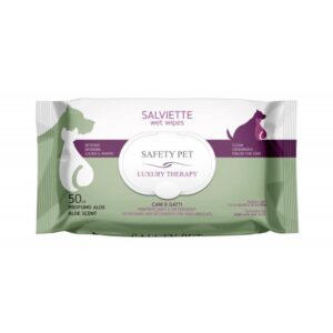 SAFETY PET SALVIETTE ALOE 50 PZ