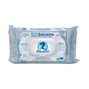 SANO E BELLO SALVIETTE SENZA PROFUMO 50 PZ