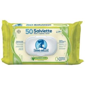 SANO E BELLO SALVIETTE ALLA CITRONELLA 50 PZ