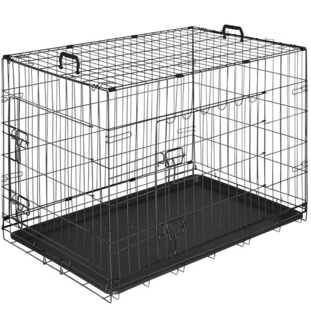 TRASPORTINO GABBIA FERRO PIEGHEVOLE XXL 107X69X75,5H CM