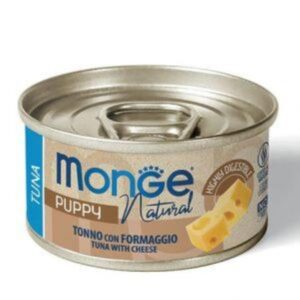 MONGE NATURAL UMIDO CANE PUPPY TONNO E FORMAGGIO 95 GR