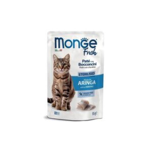 MONGE FRESH UMIDO GATTO STERILISED ARINGA 85 GR