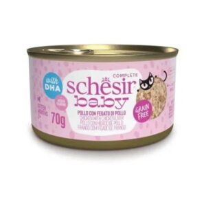 SCHESIR GATTO BABY POLLO CON FEGATO 70 GR