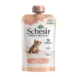 SCHESIR GATTO CREAM KITTEN CARE 0-6 MESI POLLO 150GR